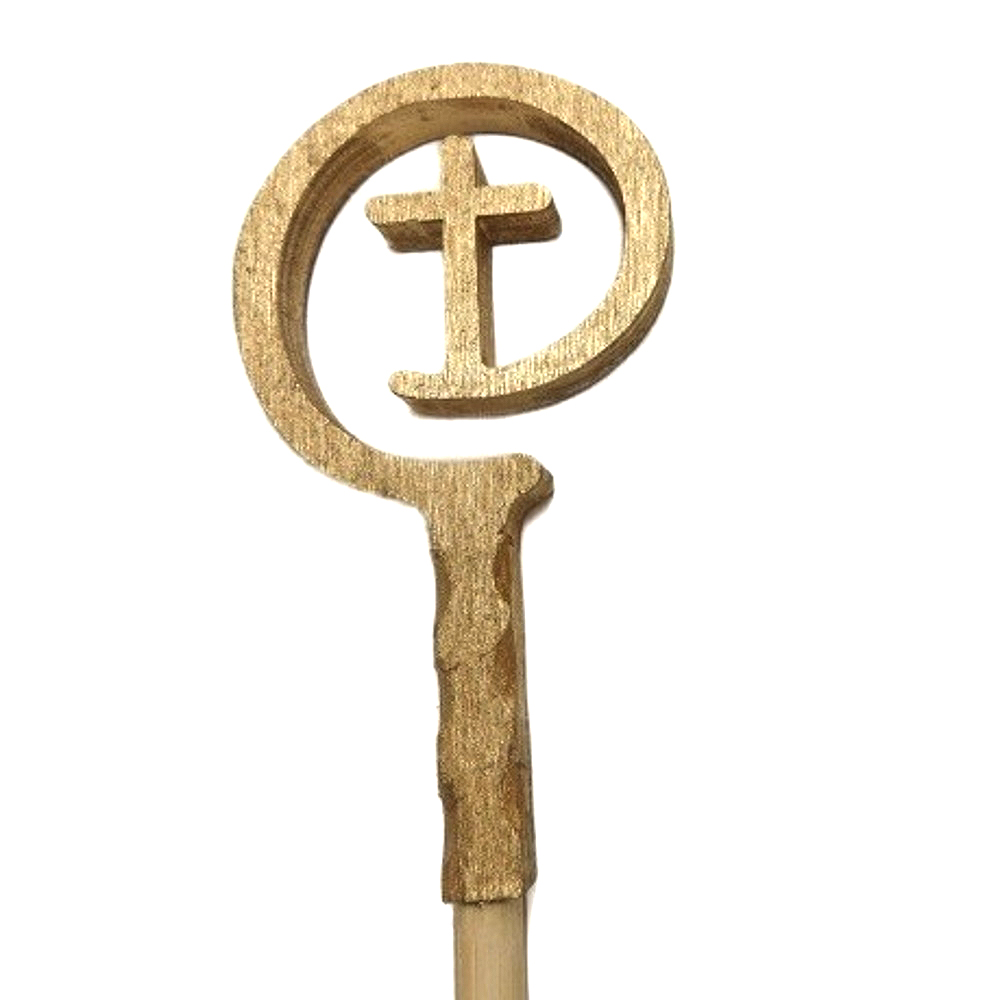 Handgefertigter Bischofsstab für den Hl. Nikolaus
